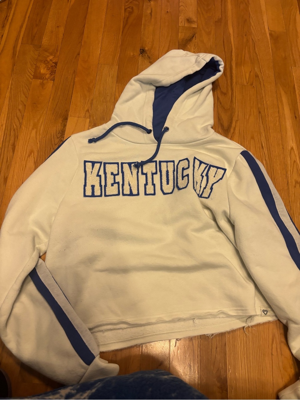 Kentucky White & Blue Hoodie